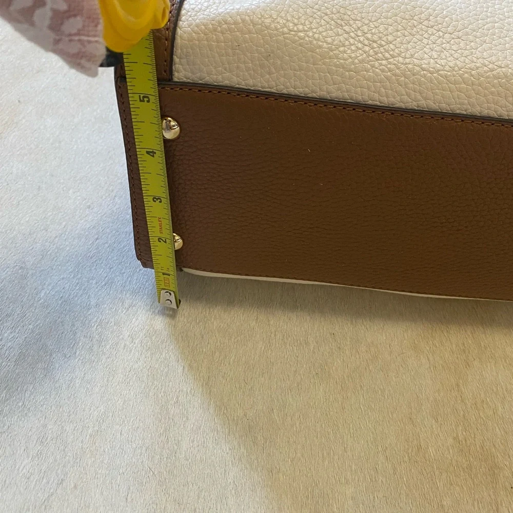 Michael Kors Tan and Cream Tote Bag